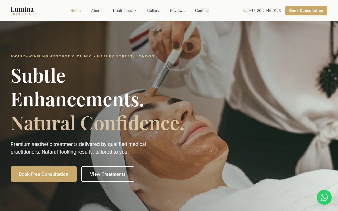 Lumia Skin Clinic system preview