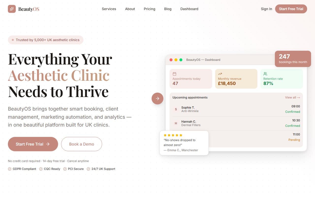 BeautyOS system preview