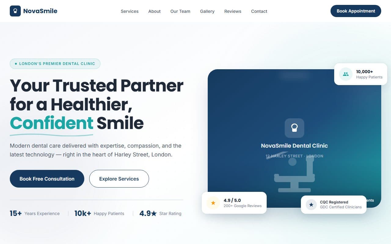NovaSmile Dental system preview